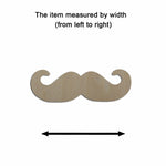 Forme bois moustache inachevée prête à peindre DIY