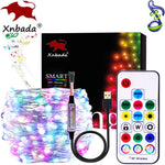 Guirlande lumineuse multicolor LED fil cuivre décoration intérieur