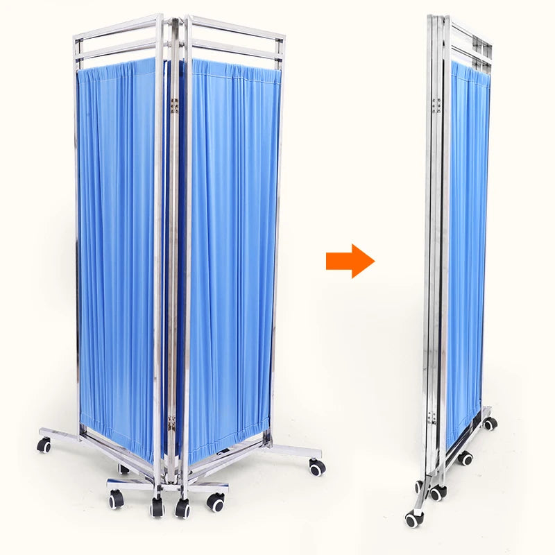 Détail du tissu du rideau de séparation médical