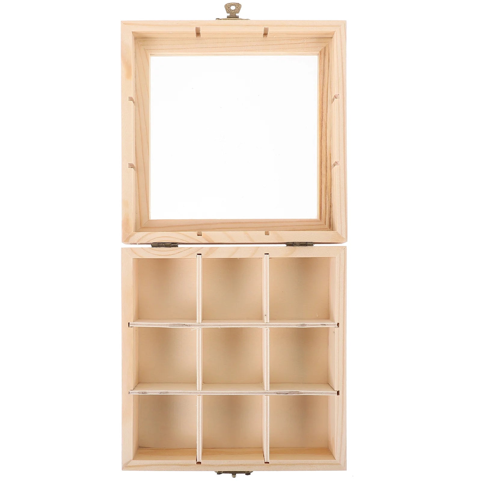 Boîte rangement thé ouverte avec sachets