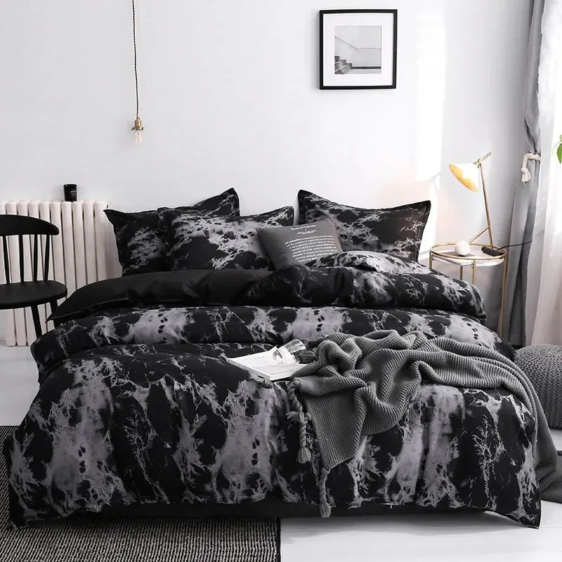 Taie d'oreiller noire de type enveloppe pour une décoration élégante