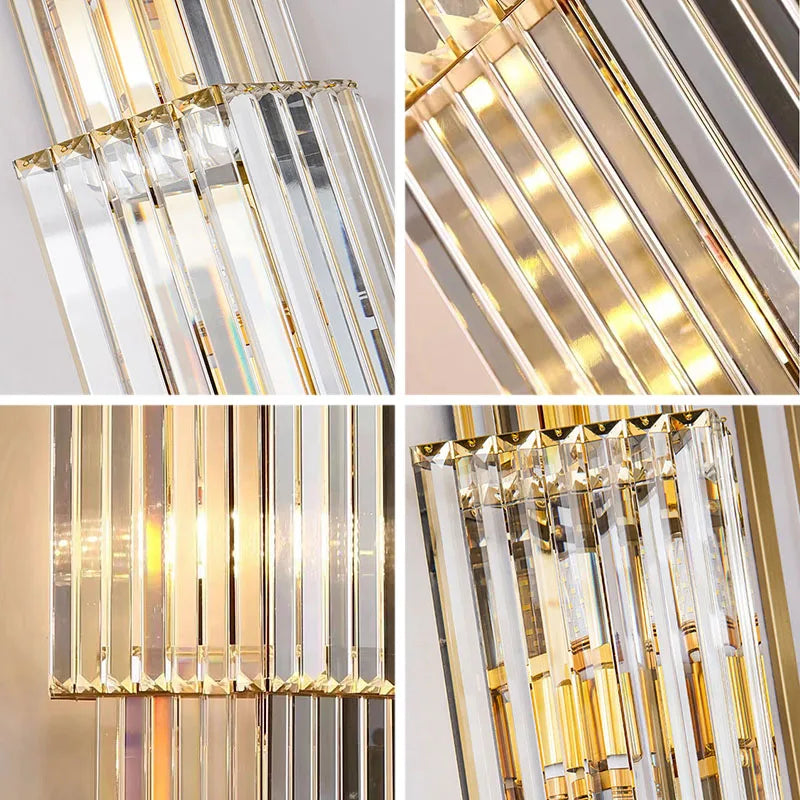 Éclairage LED de l'applique en cristal