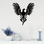 Décoration murale Phoenix dans un salon moderne
