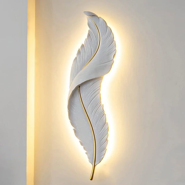 Applique murale en bois massif design scandinave vue de face