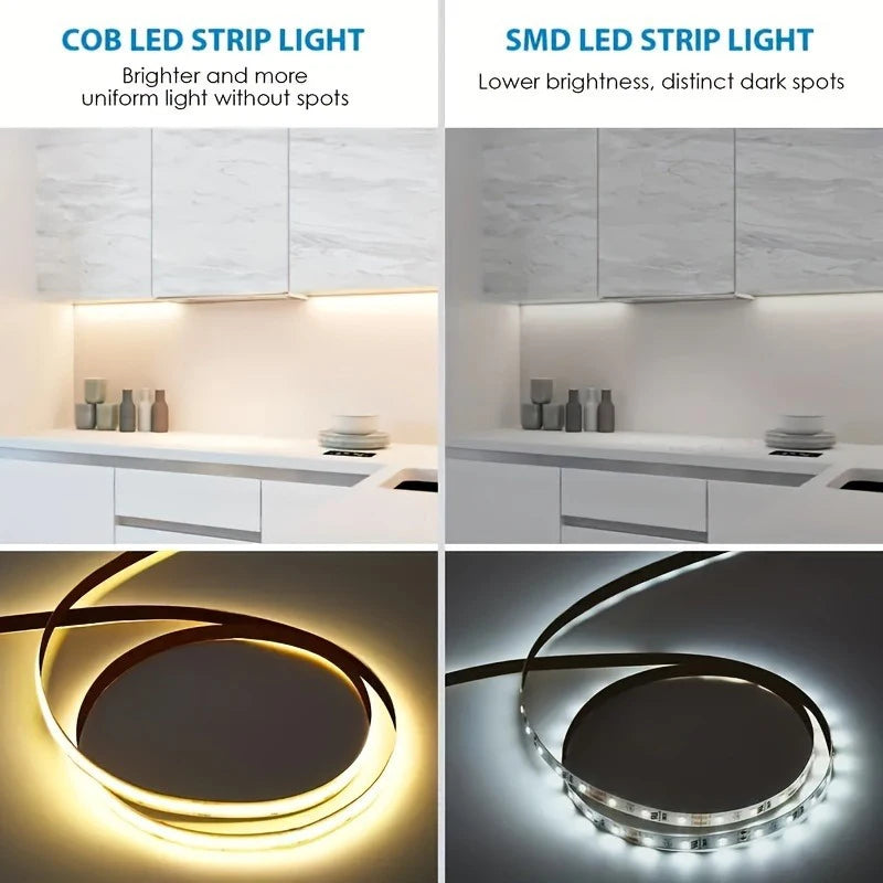 Bande LED COB 5V pour miroir salle de bain