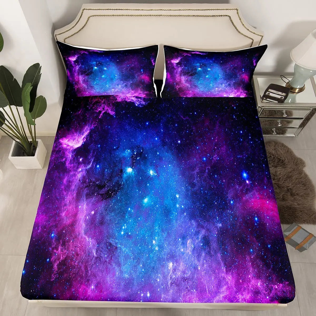 Ensemble de lit ciel étoilé violet Ombre Interieur