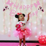 Guirlande anniversaire pailletée Minnie