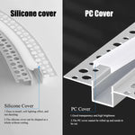Canal LED en aluminium avec diffuseur silicone