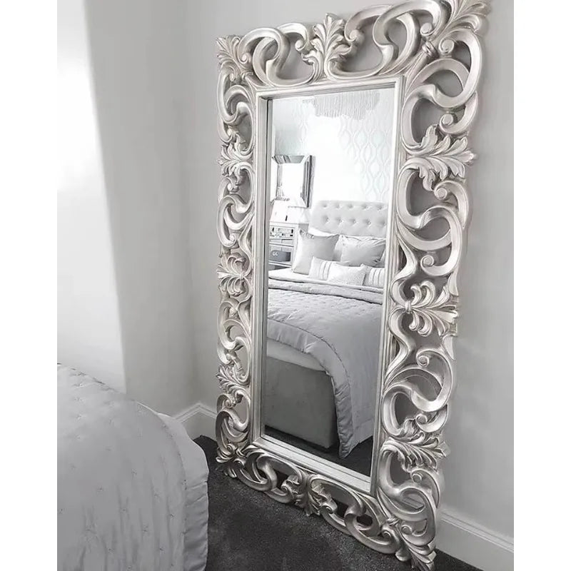 Miroir baroque indigo 91x167cm décoration salon