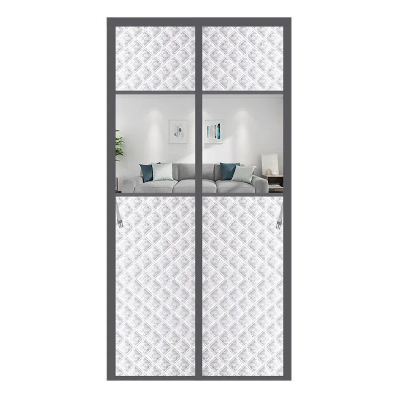 Rideau coupe-vent hiver porte