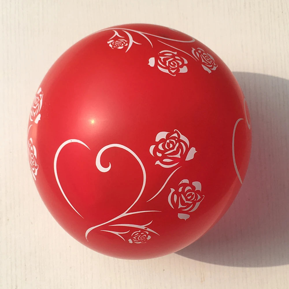 Ballons vin rouge pour décoration baptême