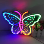 Lampe néon nuage blanc cassé design moderne