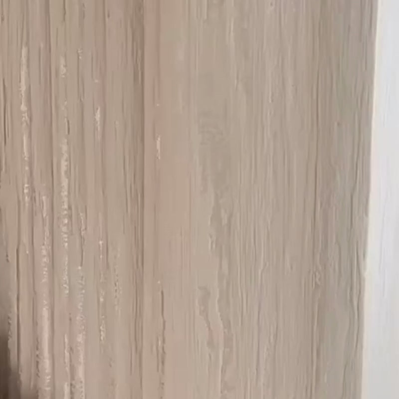 Cream hook-and-loop curtain