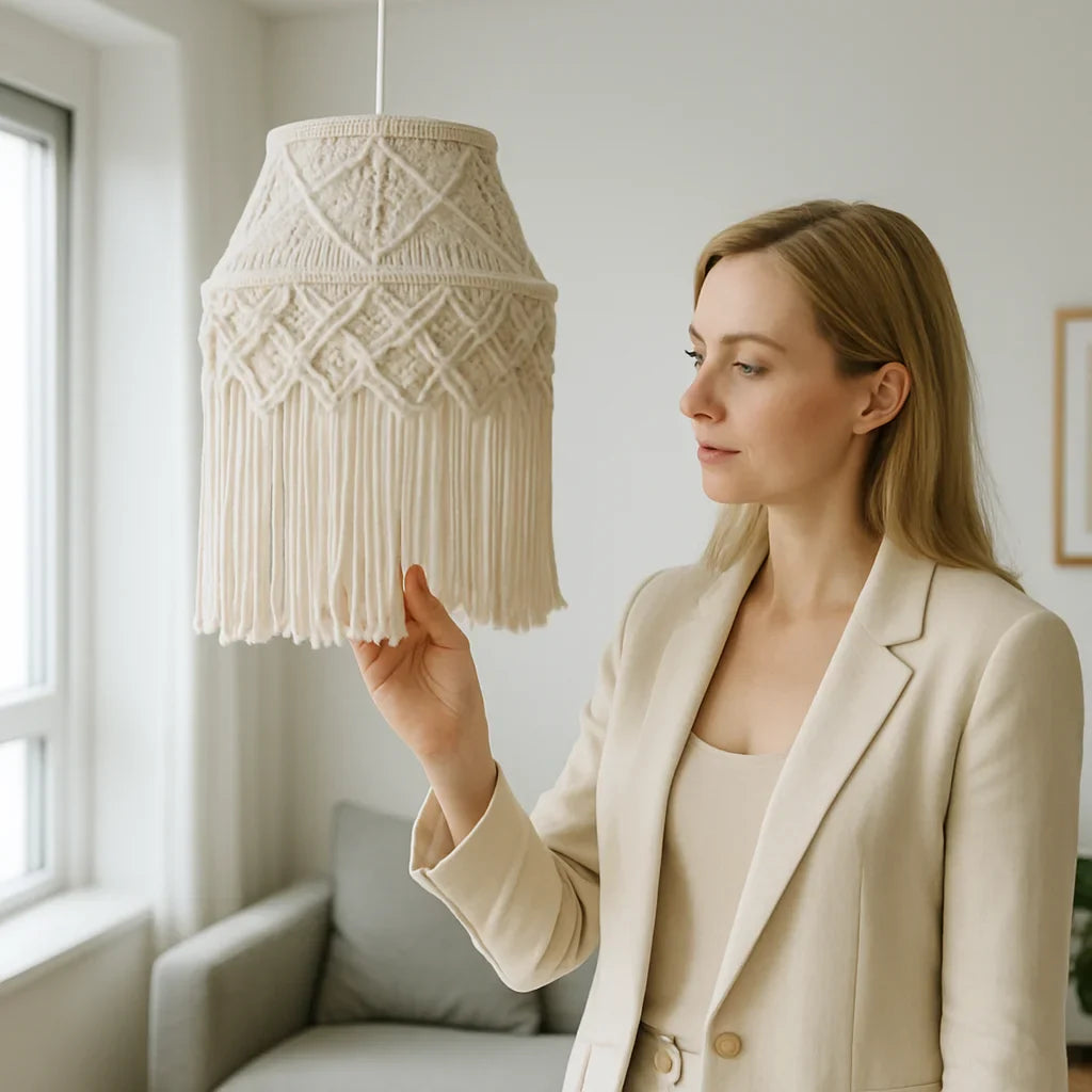 Macrame Lampshade