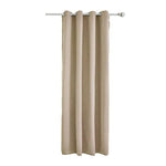 Rideau beige élégant pour intérieur moderne, idéal pour salon ou chambre. Ce rideau offre une ambiance chaleureuse et intime tout en ajoutant une touche de sophistication à votre décoration. Facile à installer avec sa tringle intégrée. Parfait pour ajuster la lumière naturelle et préserver votre intimité.