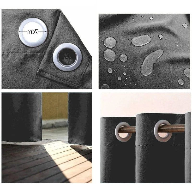 Rideau opaque à œillets de 7 cm, idéal pour bloquer la lumière non désirée et assurer l'intimité à l'intérieur. Conçu pour repousser l'humidité, il est parfait pour les environnements intérieurs. Ce rideau combine esthétique moderne et fonctionnalité avec un système de fixation facile à installer. Idéal pour les salons, chambres ou bureaux, il optimise le confort en régulant la luminosité ambiante.