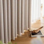 Rideaux élégants pour intérieur moderne, offrant une ambiance apaisante et chaleureuse. Style épuré et chic, idéal pour décorer votre salon ou votre chambre. Créez une atmosphère intime avec ces rideaux contemporains qui s'adaptent parfaitement à tout espace de vie.