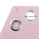 Œillets métalliques robustes pour rideaux, mesure 4 cm de diamètre intérieur et 6 cm de diamètre extérieur, idéals pour une installation facile et rapide des rideaux, couleur rose élégante ajoutant une touche moderne à votre décoration intérieure.