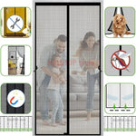 Moustiquaire pour porte avec fermeture magnétique, idéale pour prévenir l'entrée d'insectes tout en permettant une circulation d'air optimale. Facile à installer, utilisable sans outils, elle est adaptée aux maisons avec animaux de compagnie. Parfait pour garder votre intérieur agréable et sans nuisibles. Solution pratique et efficace pour l'été, compatible avec différentes tailles de portes.