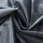 Tissu gris foncé luxueux et élégant, idéal pour la décoration intérieure ou la confection de vêtements sophistiqués. Texture douce au toucher, parfait pour ajouter une touche de raffinement à votre espace ou votre garde-robe.