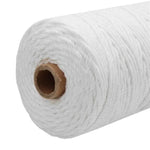 Bobine de corde blanche idéale pour le bricolage et les projets artisanaux. Parfaite pour les décorations, la couture et les travaux manuels. Grande longueur et résistance pour répondre à divers besoins créatifs et pratiques. Utilisation intérieure ou extérieure.