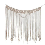 Suspension murale bohème élégante avec design dentelle et franges longues, idéale pour décoration intérieure, style chic et moderne. Accessoire déco pour salon, chambre ou espace détente.